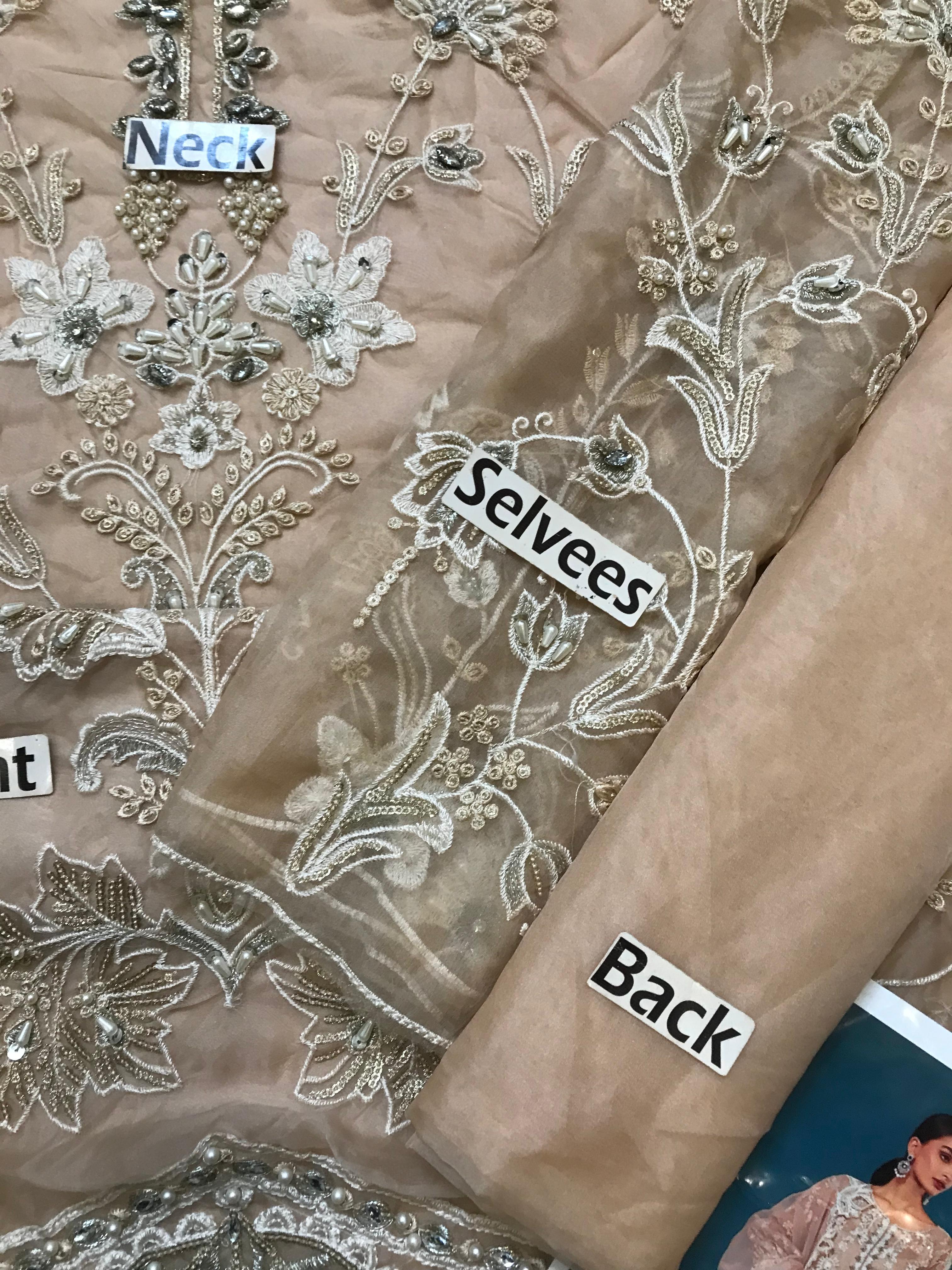Maria B Organza Suit-Aarasta