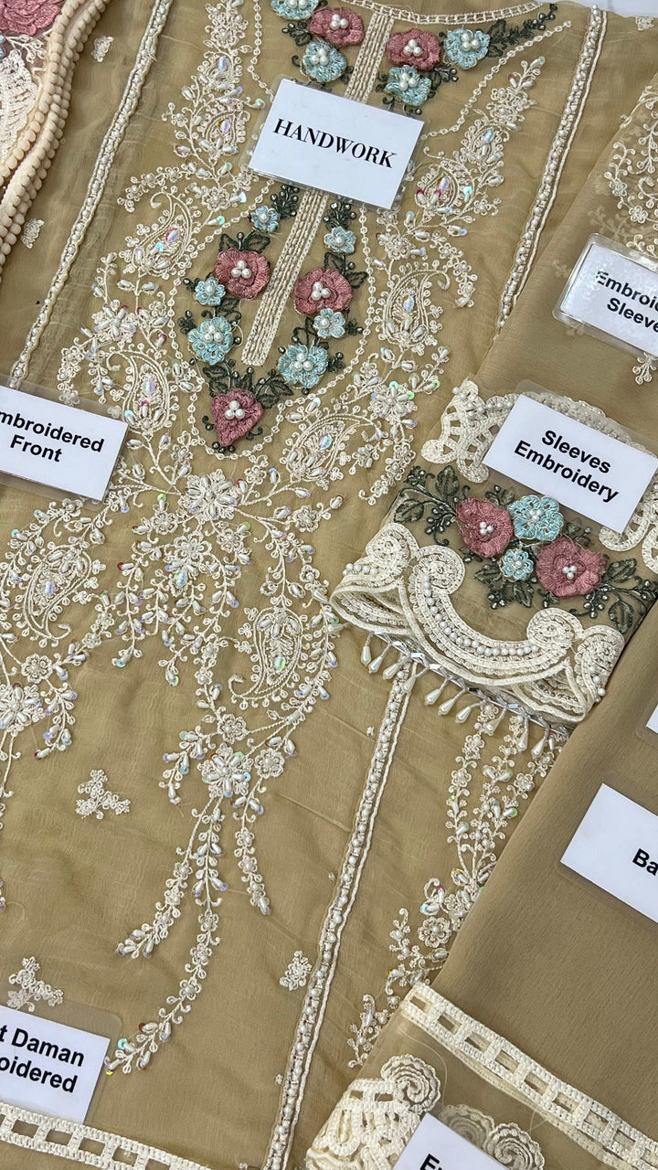 Maria B Chiffon Suit-Aarasta