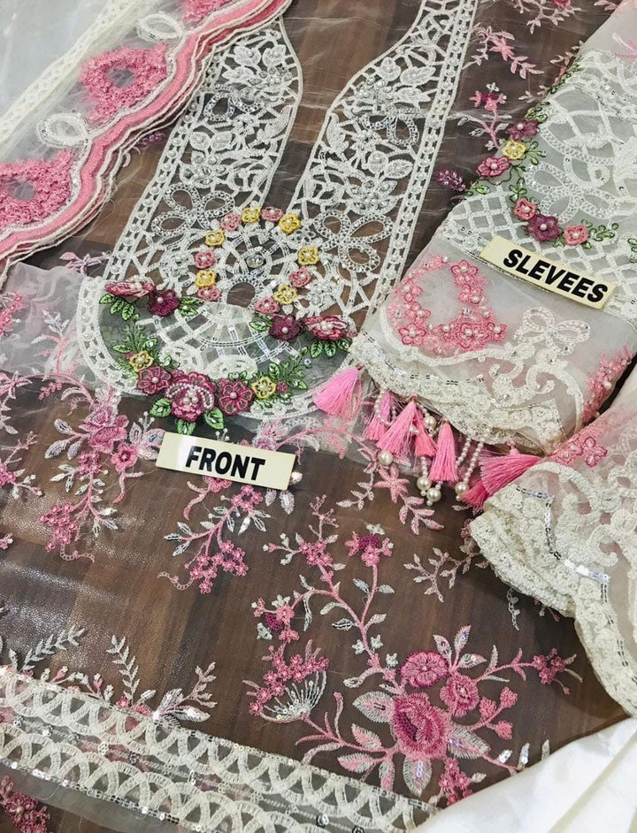 Maria B Organza Suit-Aarasta