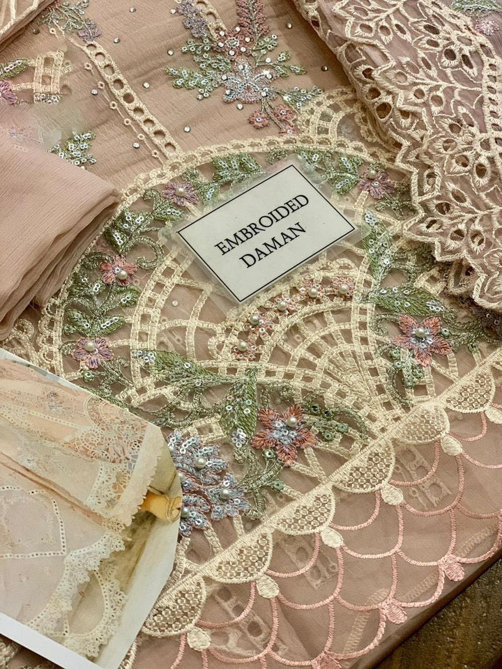 Maria B Chiffon Suit-Aarasta