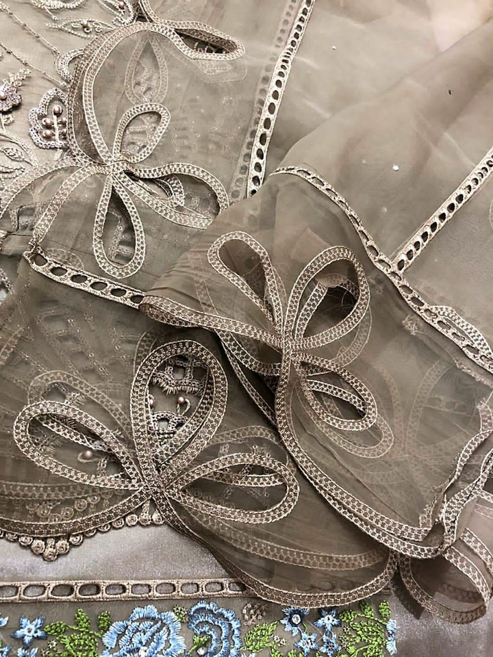 Maria B Organza Suit-Aarasta