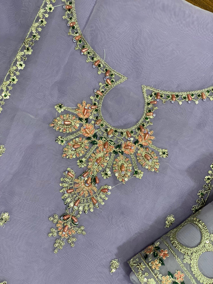 Maria B Organza Suit-Aarasta