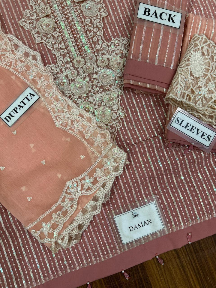 Maria B Chiffon Suit-Aarasta