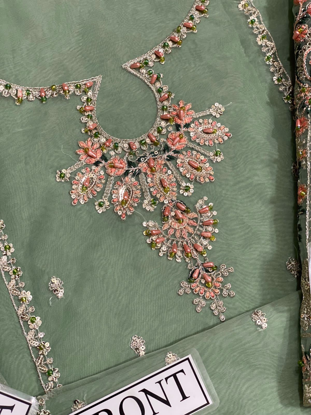 Maria B Organza Suit-Aarasta