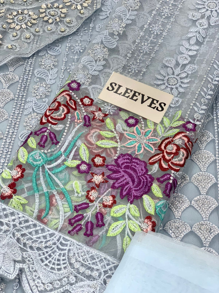 Maria B Organza Suit-Aarasta