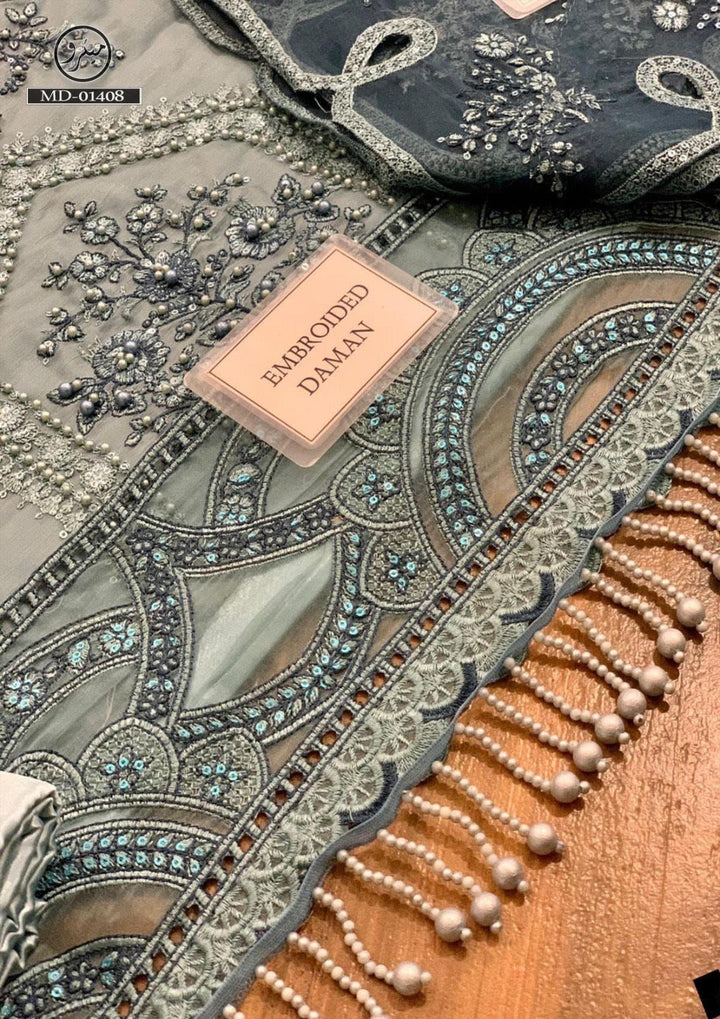 Maria B Chiffon Suit-Aarasta