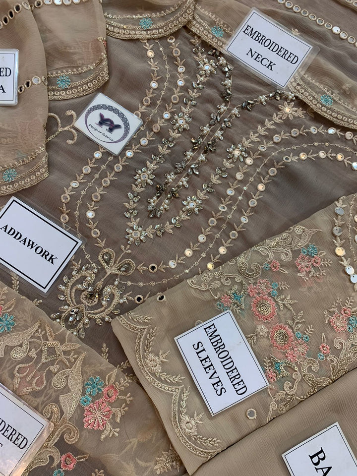 Maria B Chiffon Suit-Aarasta