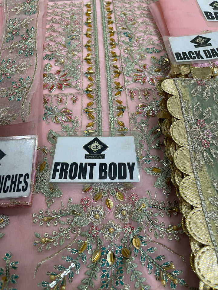 Maria B Organza Suit-Aarasta