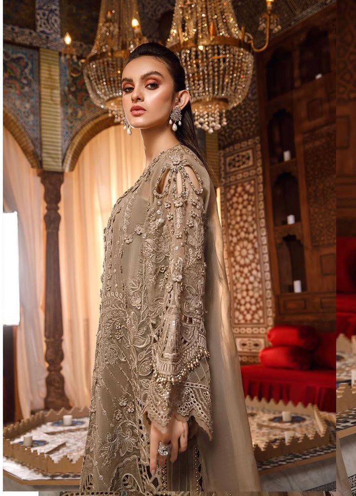 Maria B Organza Suit-Aarasta