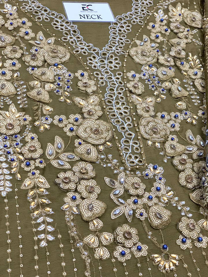 Maria B Chiffon Suit-Aarasta