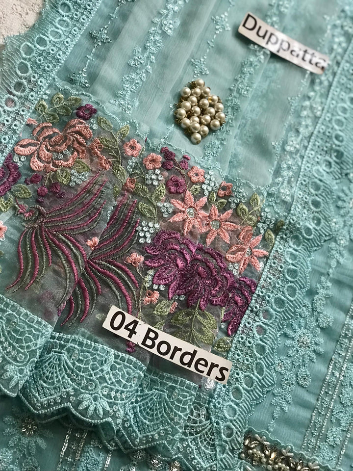 Maria B Chiffon Suit-Aarasta