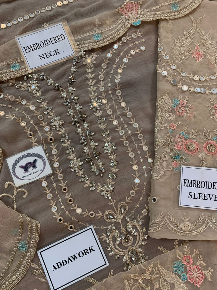 Maria B Chiffon Suit-Aarasta