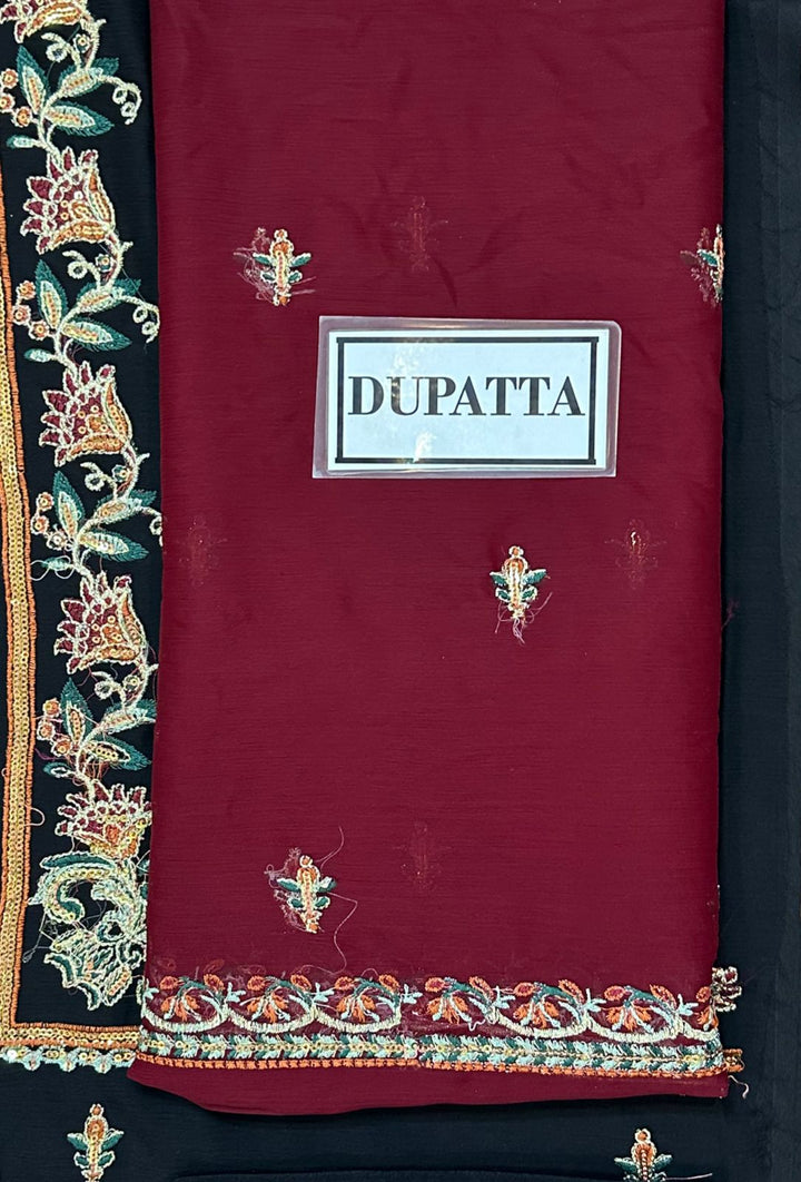 Maria B Chiffon Suit-Aarasta