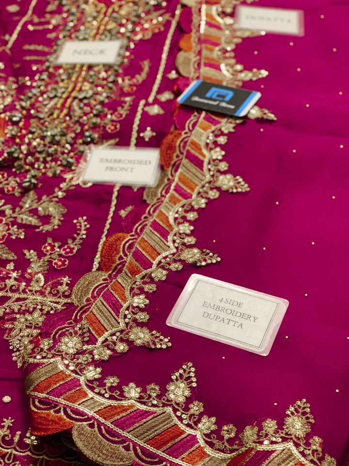 Maria B Chiffon Suit-Aarasta