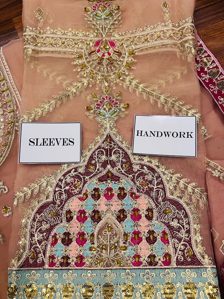 Maria B Organza Suit-Aarasta