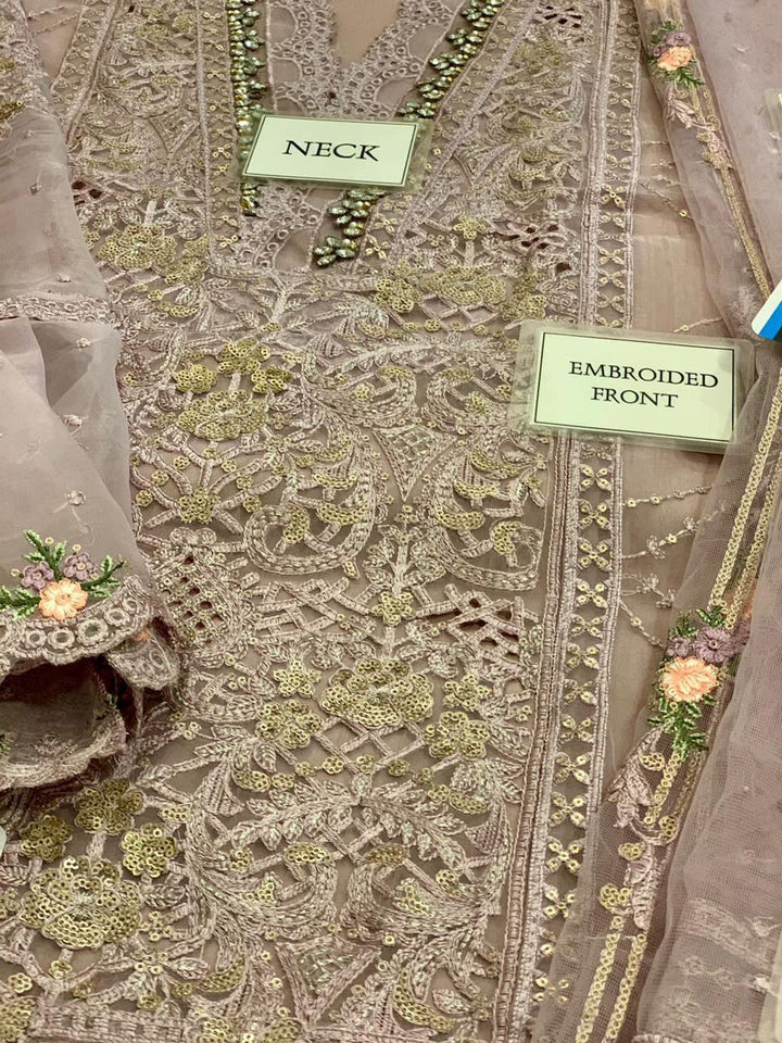 Maria B Organza Suit-Aarasta