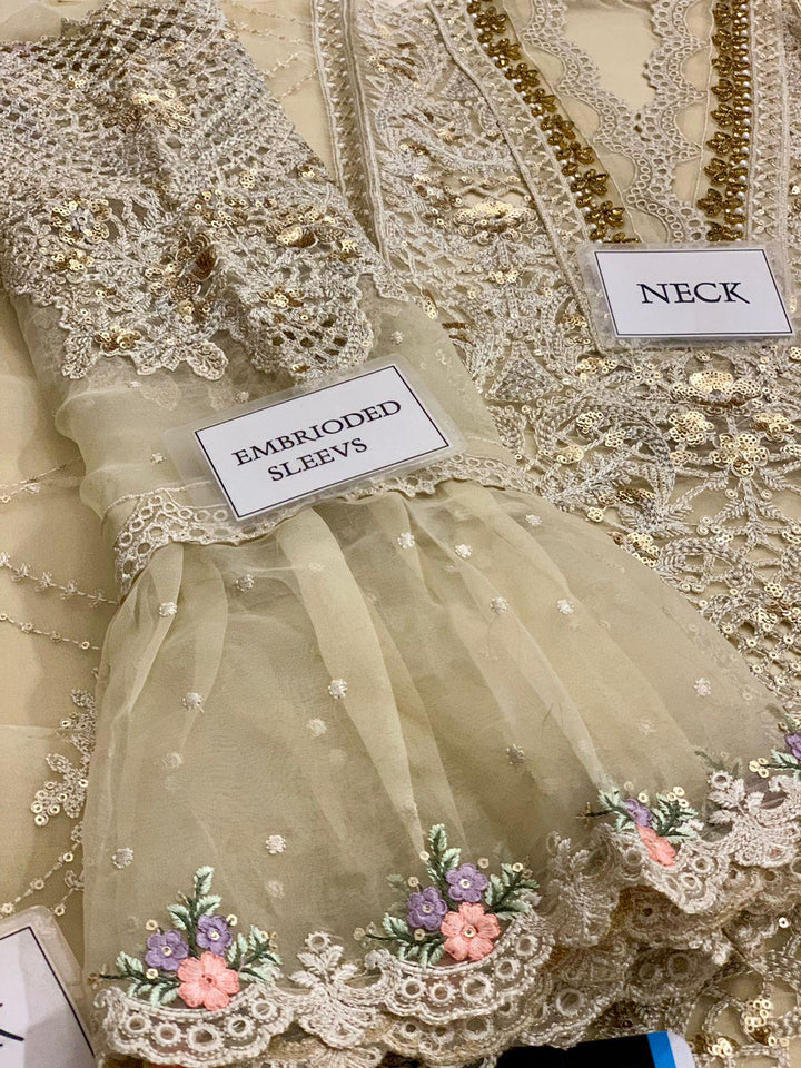 Maria B Organza Suit-Aarasta