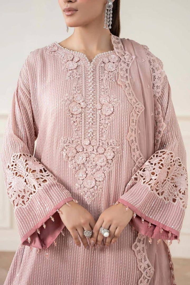 Maria B Chiffon Suit-Aarasta