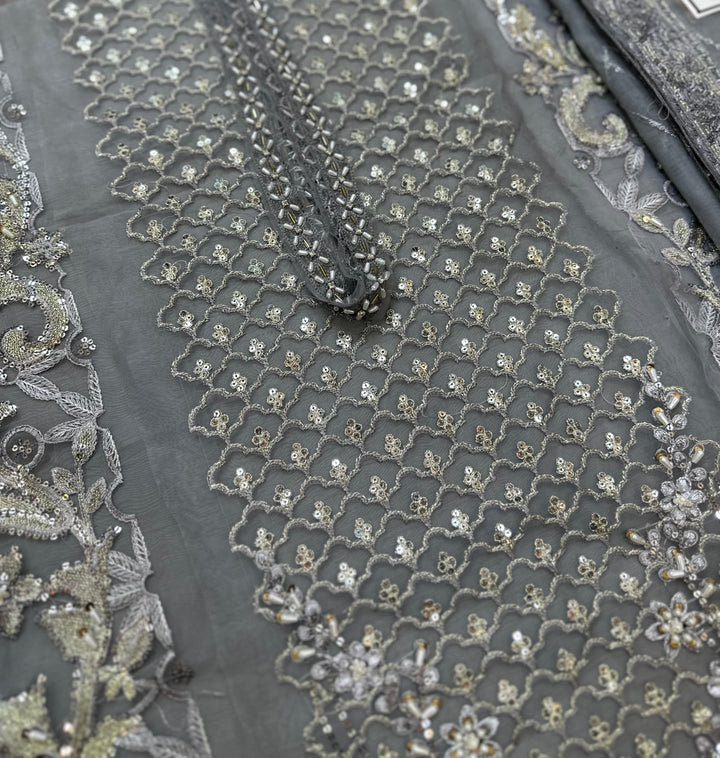 Maria B Organza Suit-Aarasta