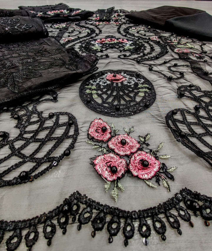 Maria B Organza Suit-Aarasta