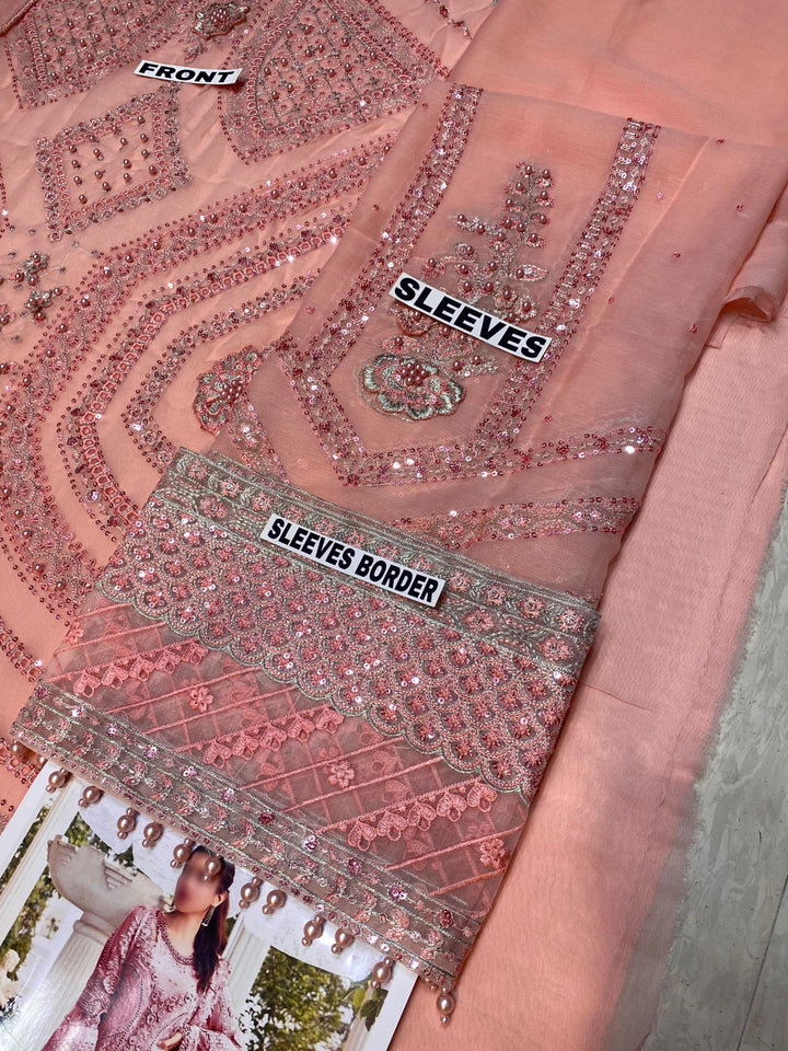 Maria B Chiffon Suit-Aarasta