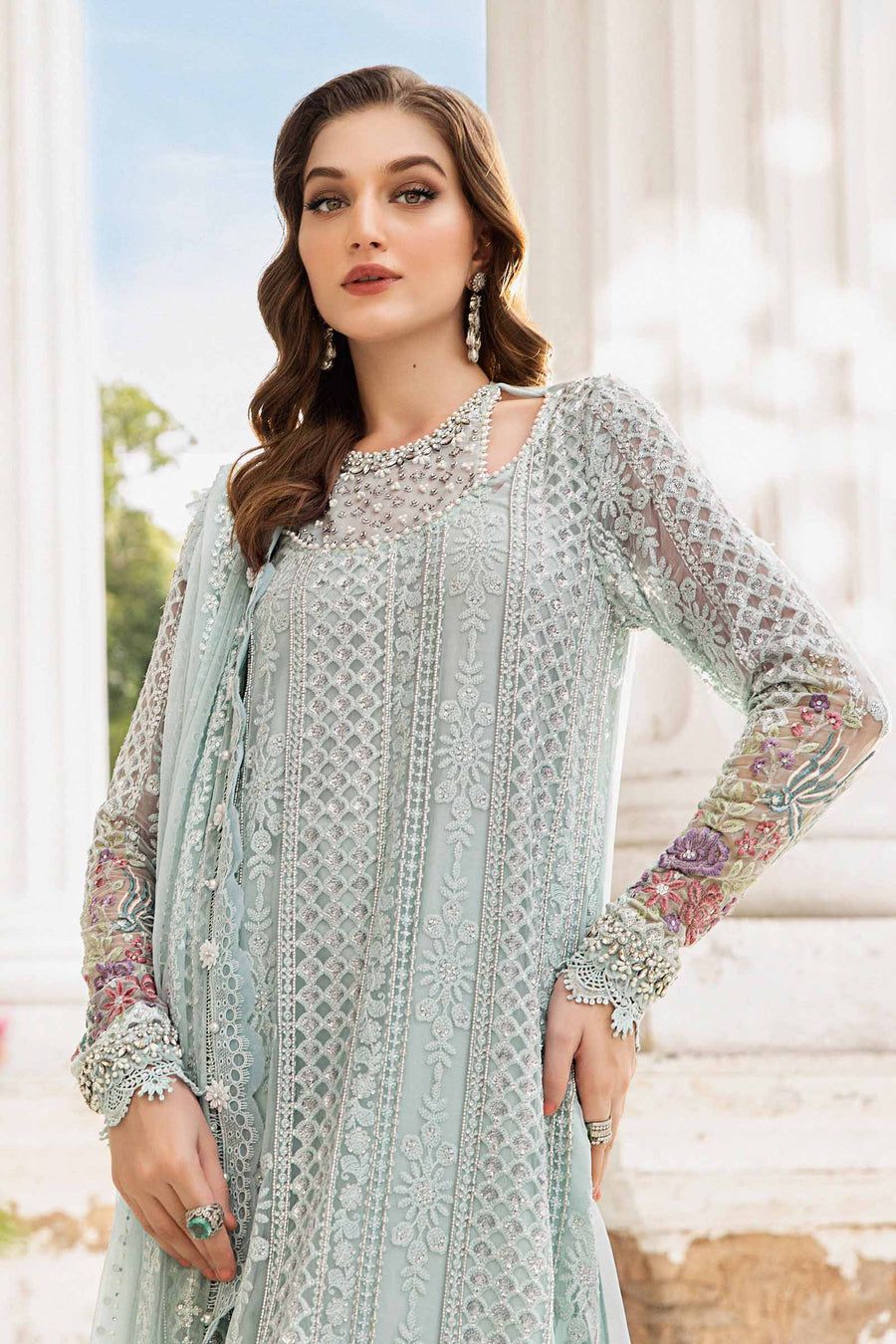 Maria B Organza Suit-Aarasta