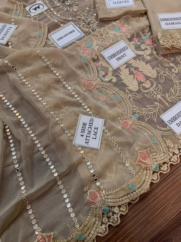 Maria B Chiffon Suit-Aarasta