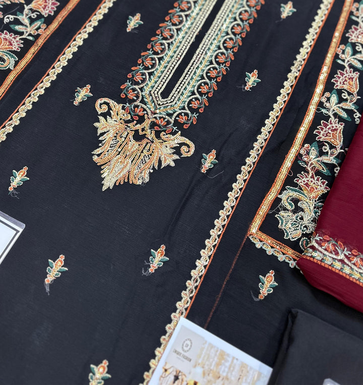 Maria B Chiffon Suit-Aarasta