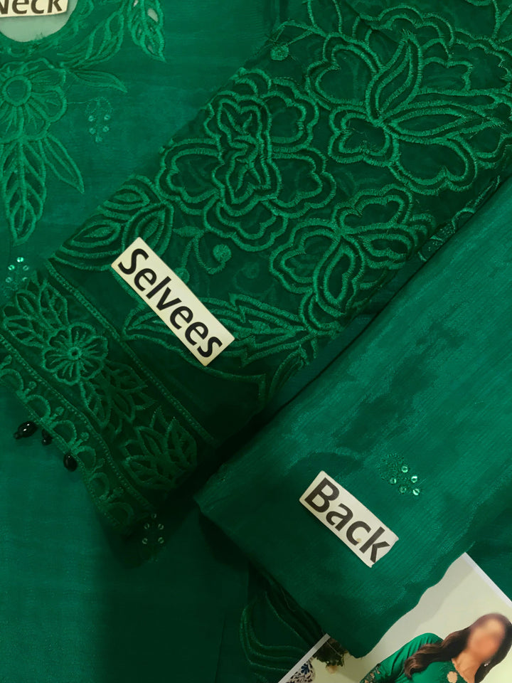 Maria B Silk Suit-Aarasta