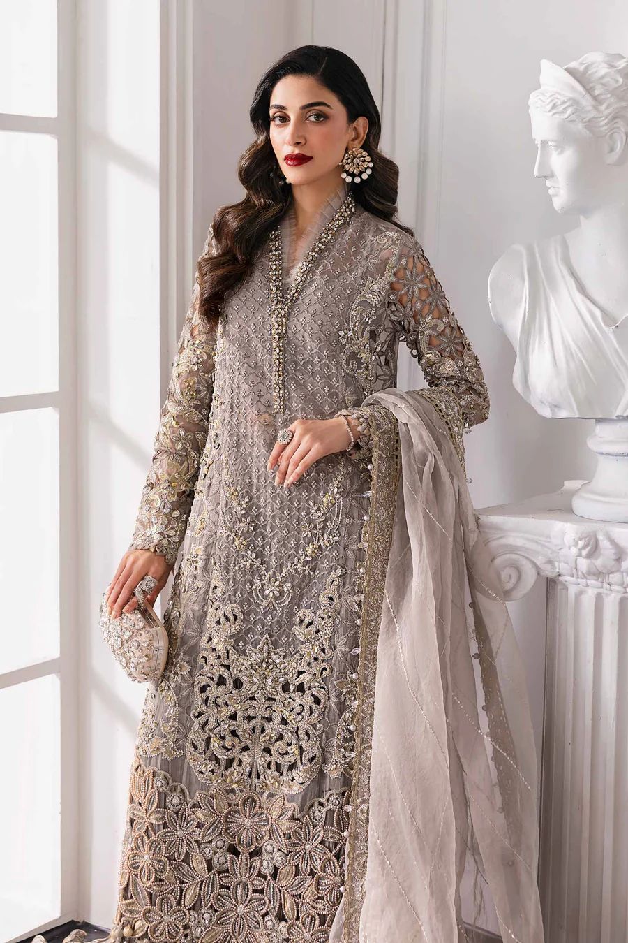 Maria B Organza Suit-Aarasta