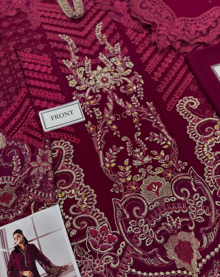 Maria B Chiffon Suit-Aarasta