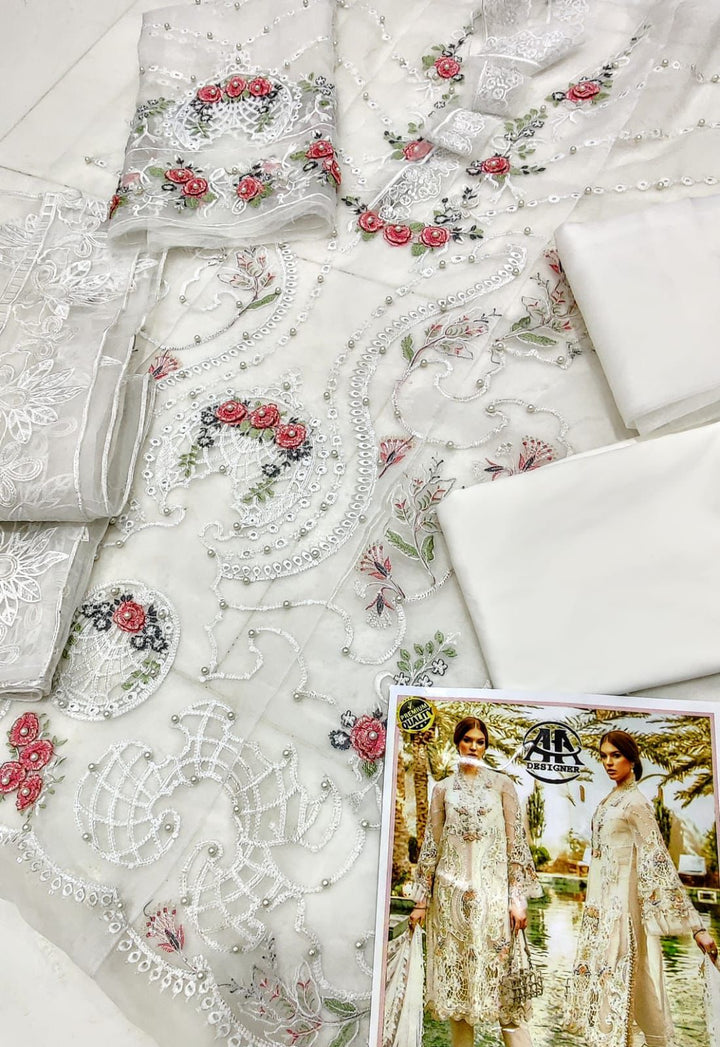 Maria B Organza Suit-Aarasta