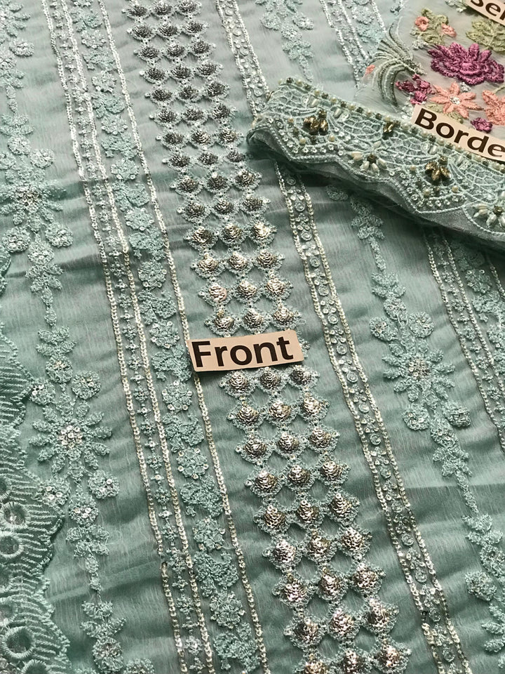 Maria B Chiffon Suit-Aarasta