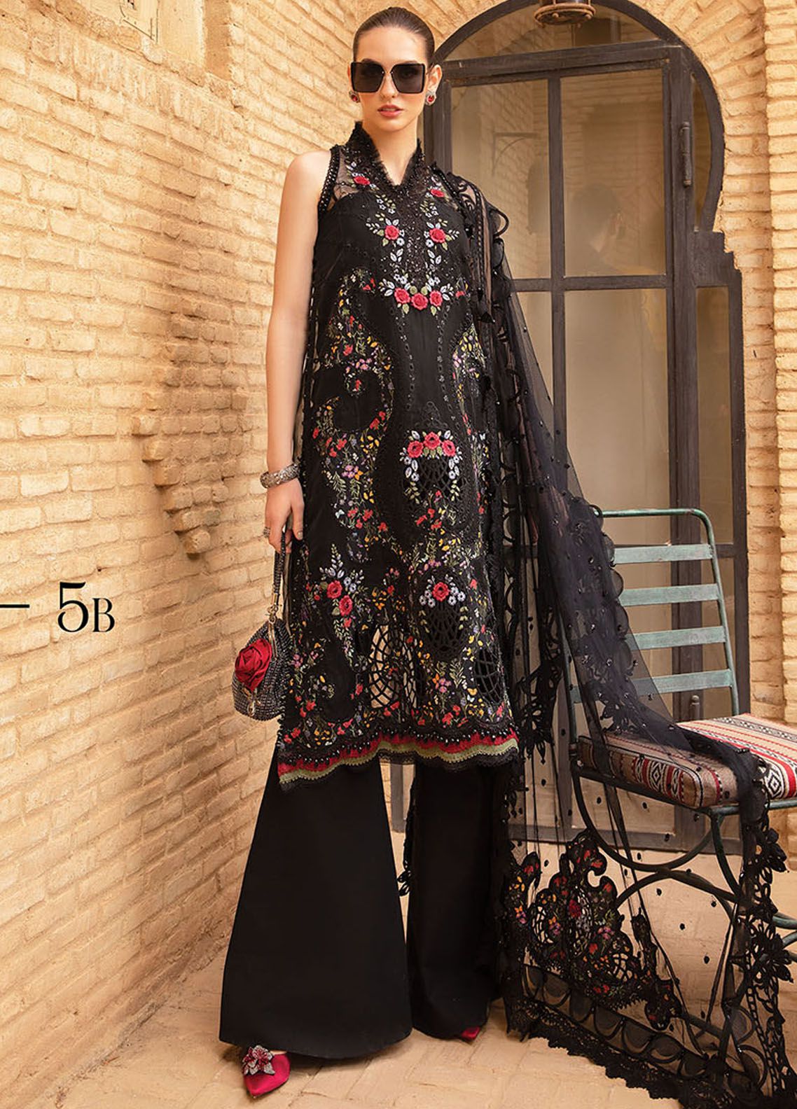 Maria B Organza Suit-Aarasta