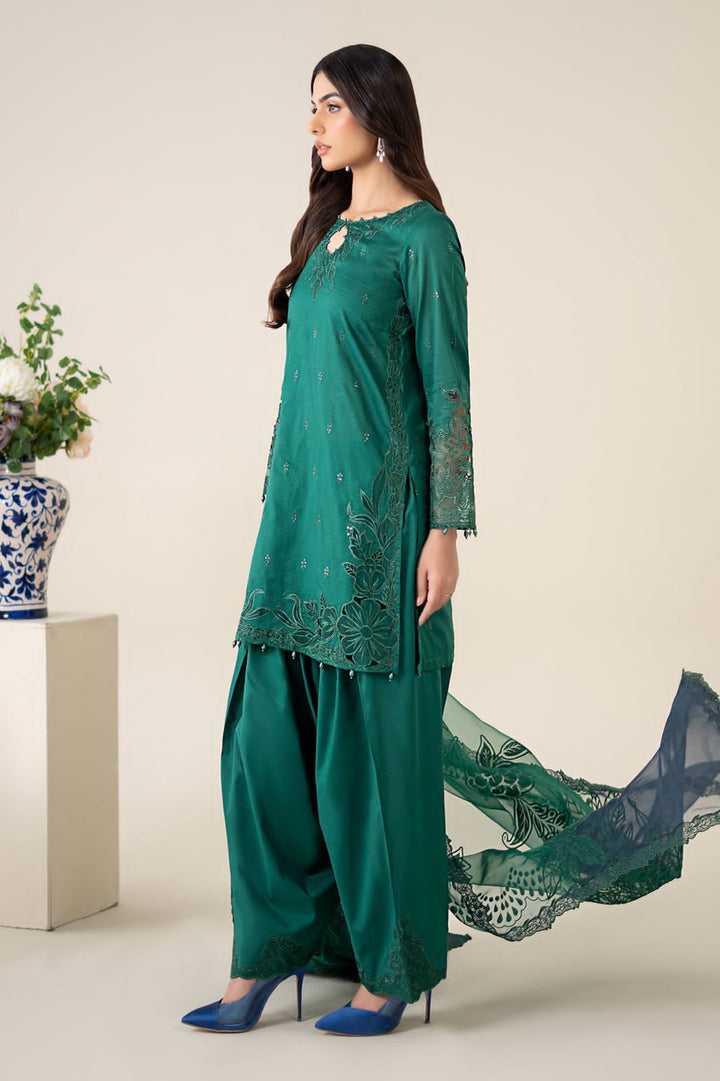Maria B Silk Suit-Aarasta
