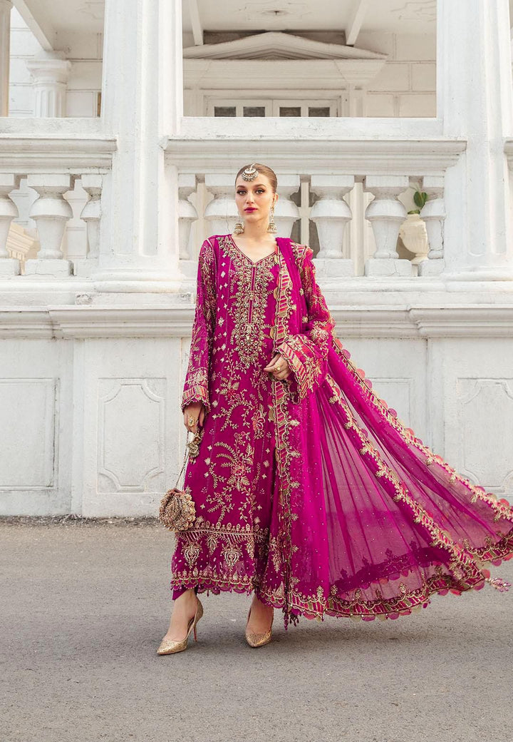 Maria B Chiffon Suit-Pink-Chiffon-Aarasta
