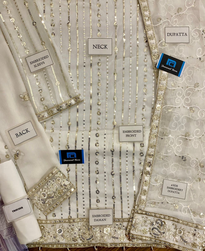 Maryams Chiffon Suit-Aarasta