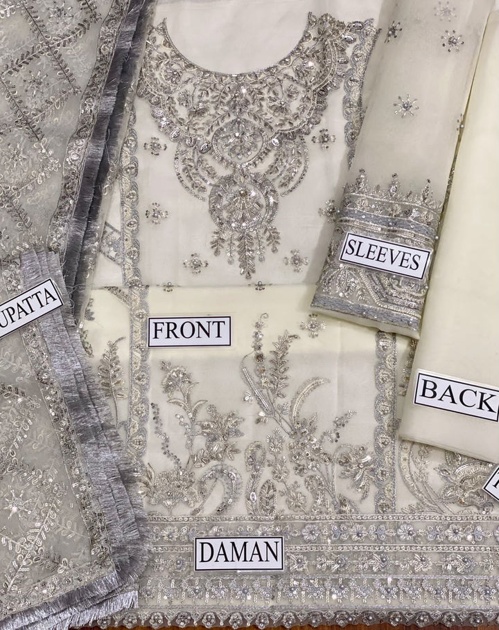 Maryams Organza Suit-Aarasta