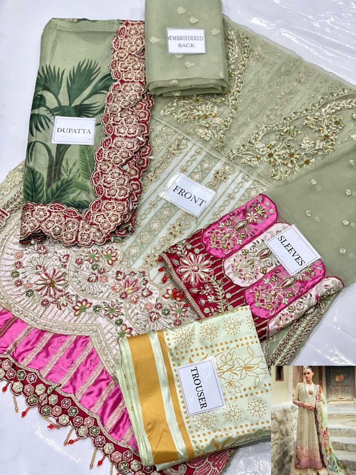 Maryams Organza Suit-Aarasta