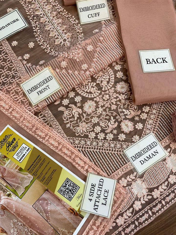 Maryams Organza Suit-Aarasta