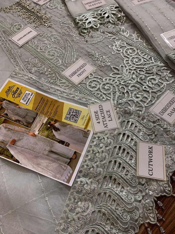 Maryams Organza Suit-Aarasta