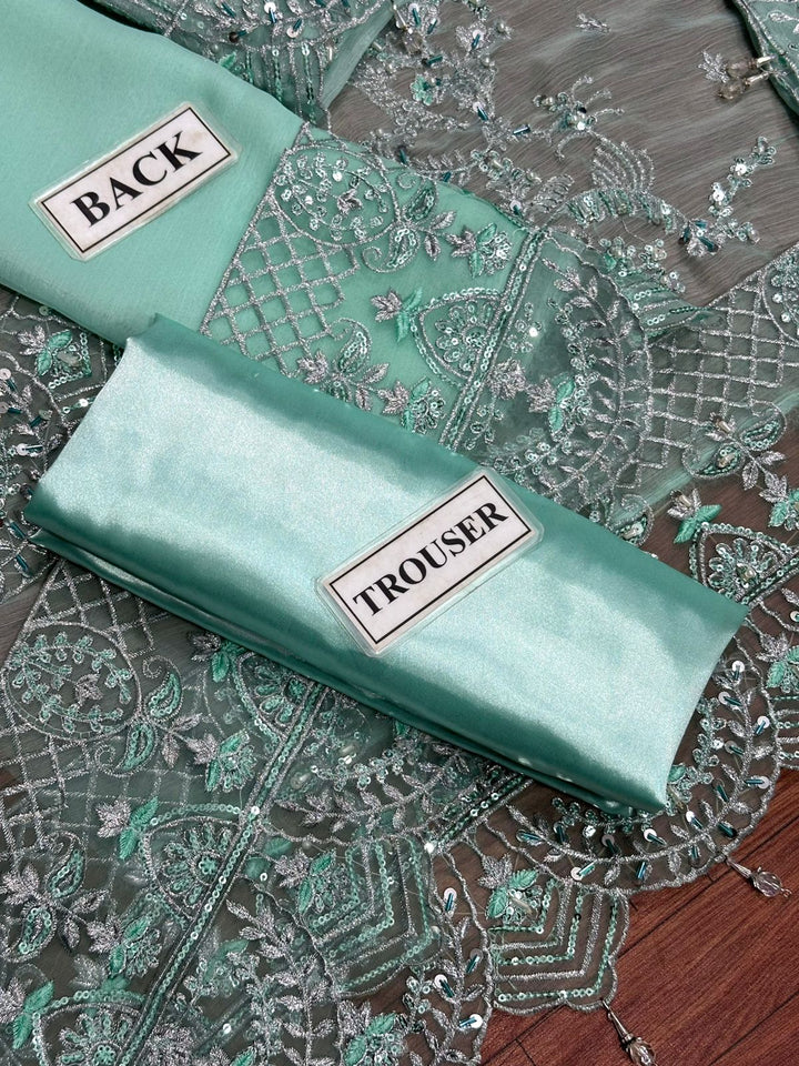 Maryam N Maria Chiffon Suit-Aarasta