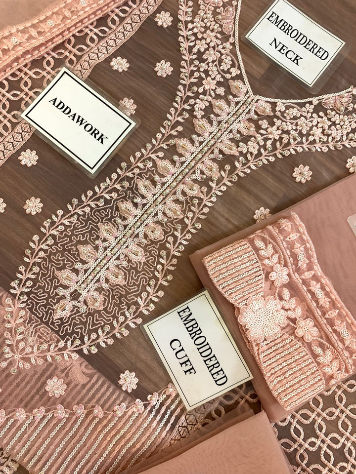 Maryam Organza Suit-Aarasta