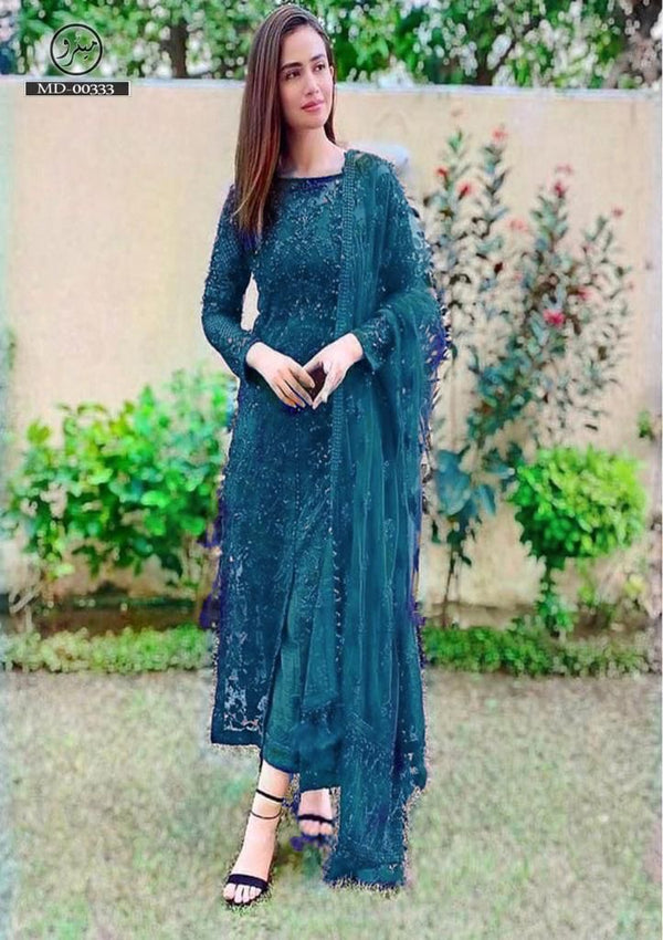 Maryams Net Suit-Green-Net-Aarasta