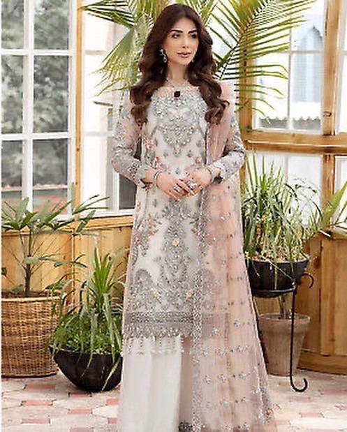 Maryams Net Suit-White-Net-Aarasta