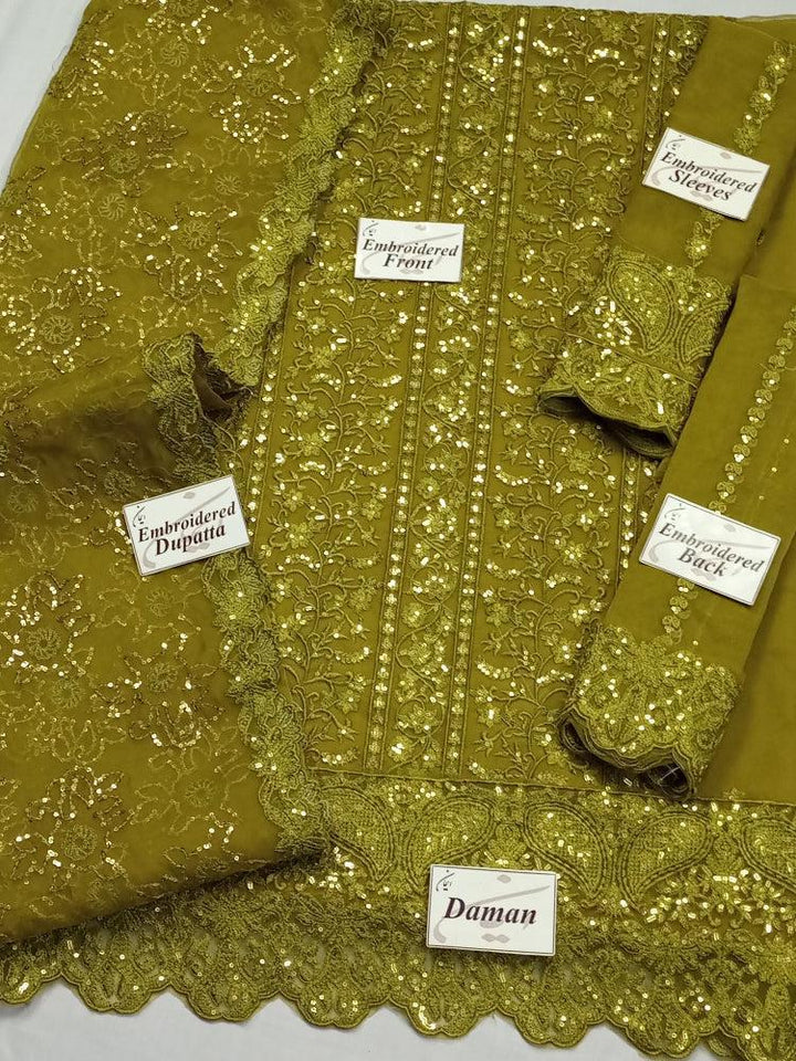 Maya Ali Organza Suit-Aarasta