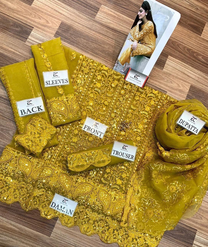 Maya Ali Organza Suit-Aarasta