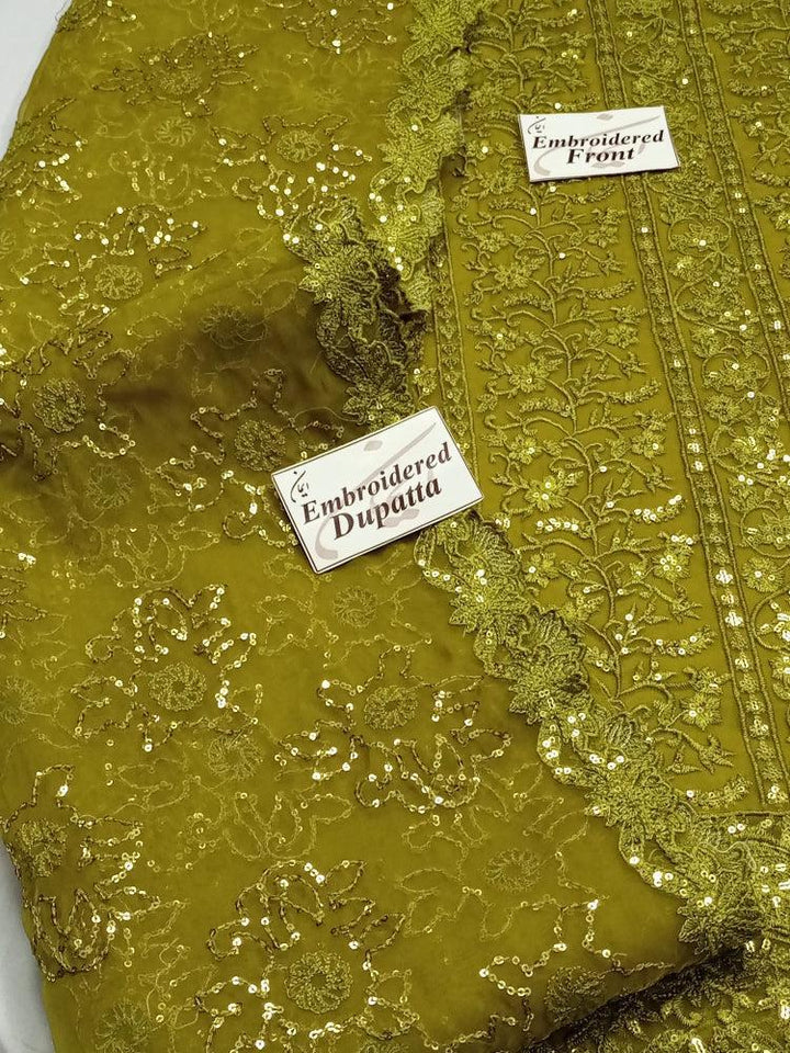 Maya Ali Organza Suit-Aarasta