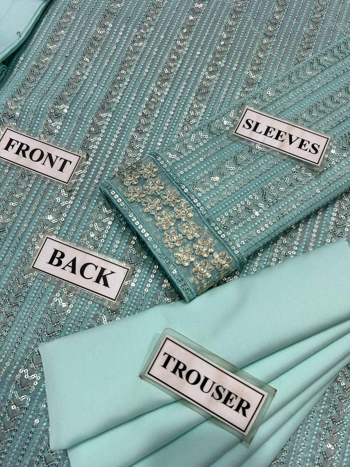 Maya Ali Chiffon Suit-Aarasta