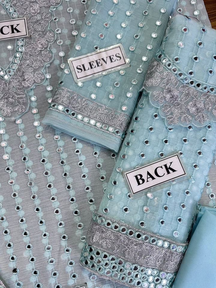 Maya Ali Chiffon Suit-Aarasta